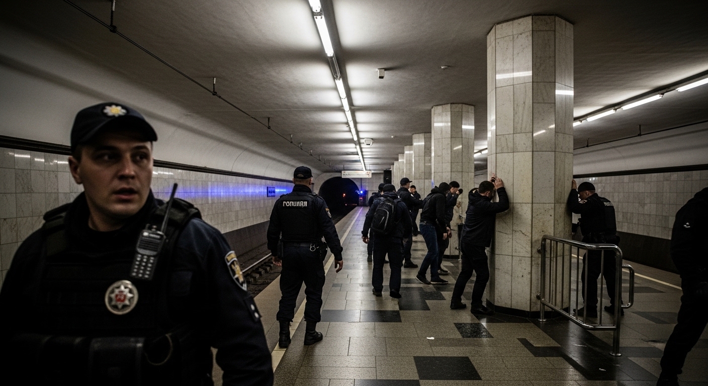 Полиция оцепила станцию метро в Харькове после стрельбы