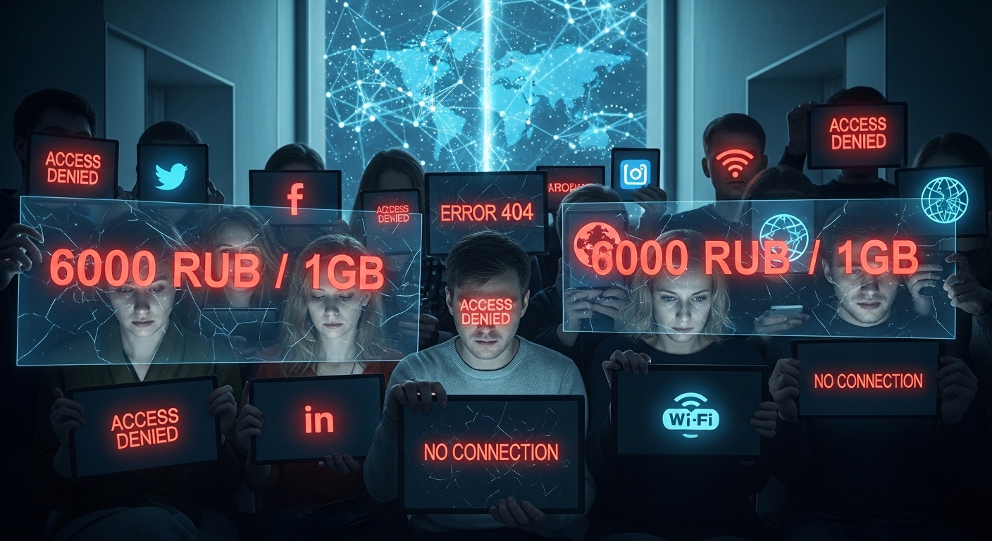 Резкое подорожание зарубежного интернета для россиян