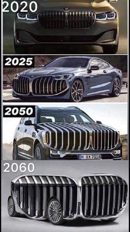 Концепт-кар BMW будущего на фоне цифрового интерфейса