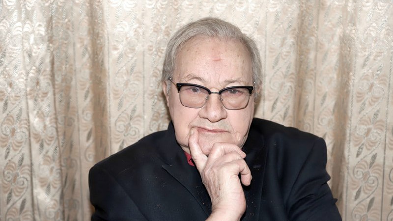 Лев Шимелов в студии радиопередачи Радионяня