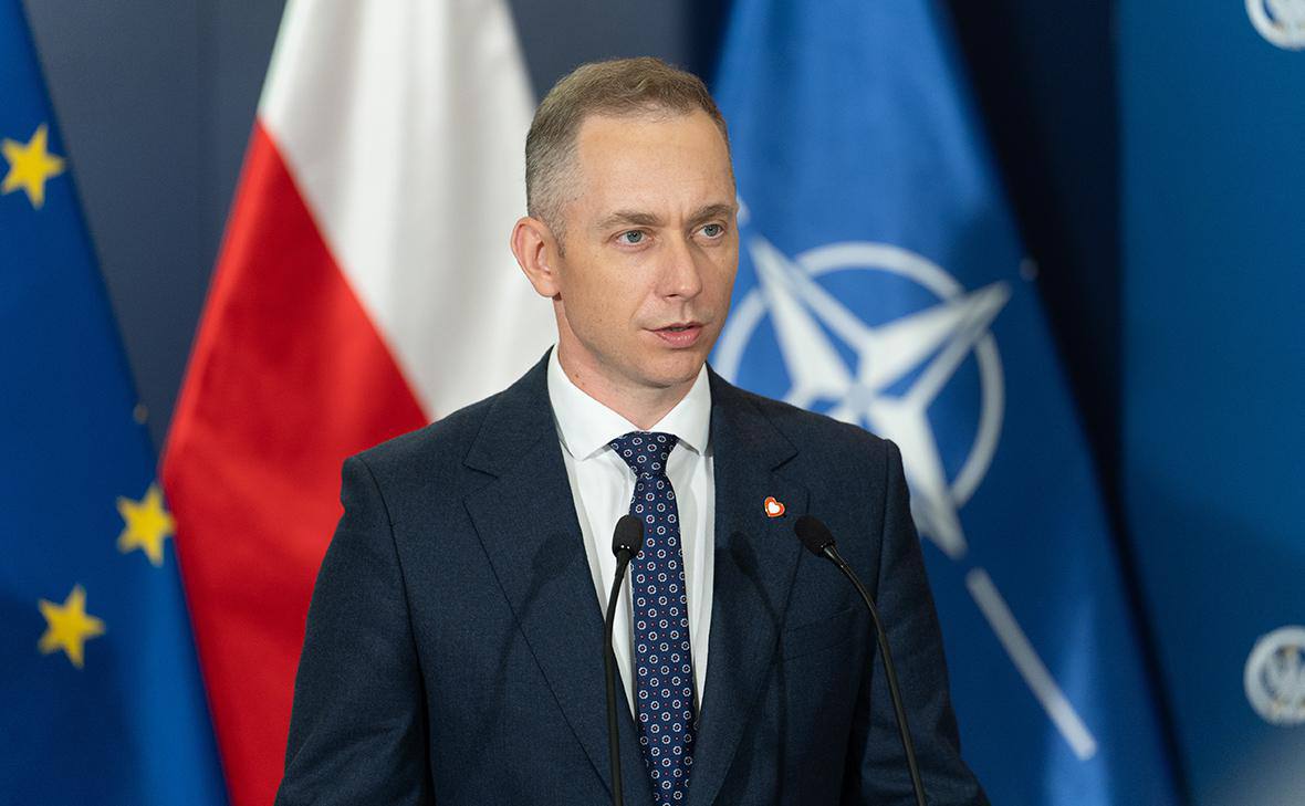 Польский танк на испытательном полигоне в Украине