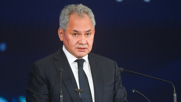 Сергей Шойгу выступает с заявлением о мире на Украине
