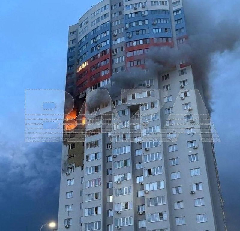Последствия атаки БПЛА в Рязани