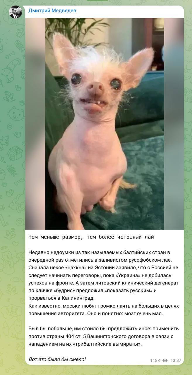Медведев на пресс-конференции комментирует угрозы Литвы