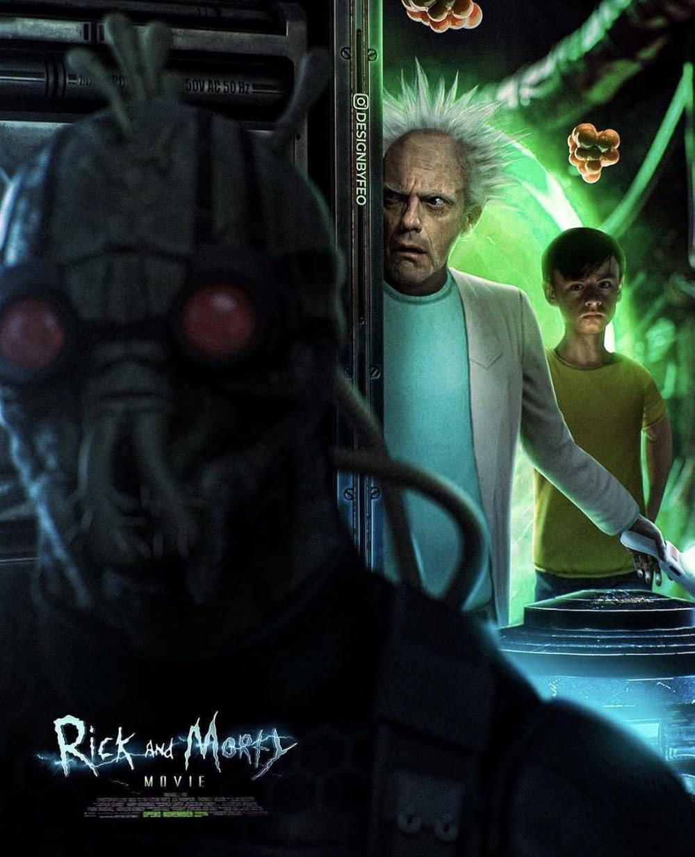 Постер фильма Рик и Морти от Warner Bros