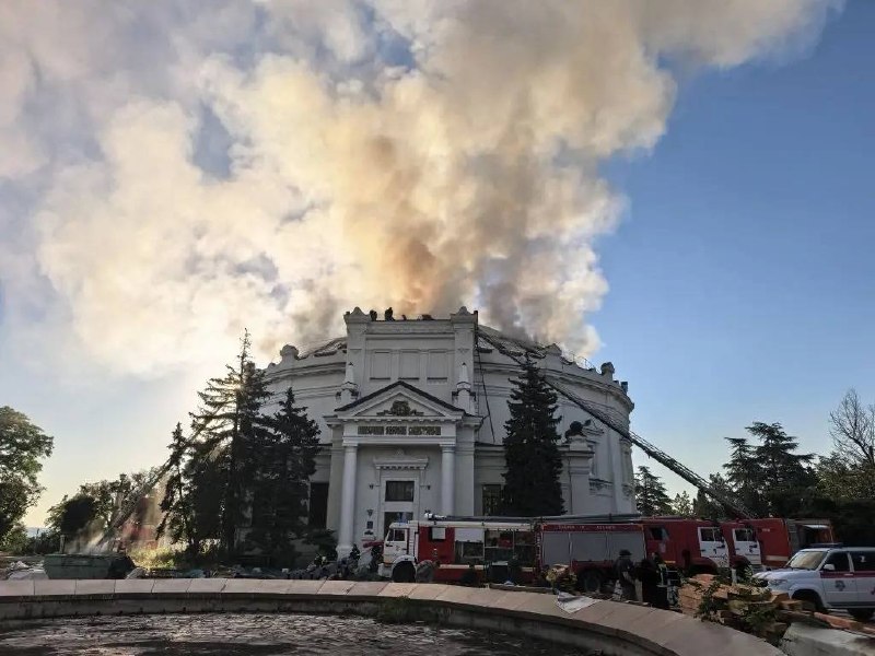 Разрушенная панорама Оборона Севастополя после атаки БПЛА