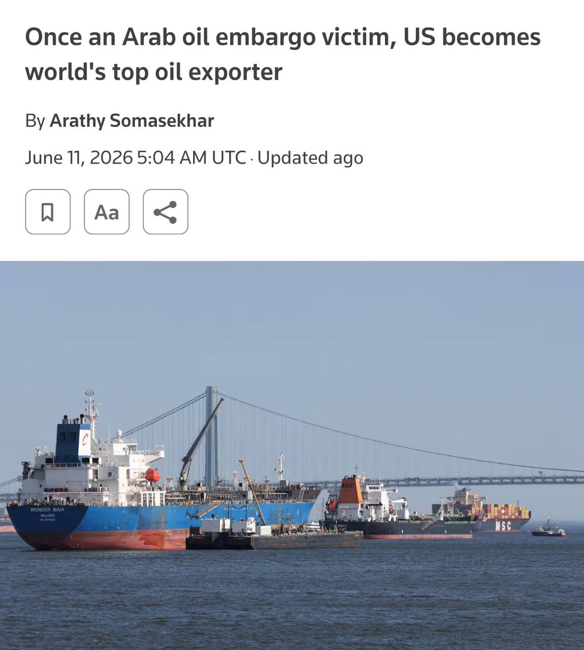 Карта мира с указанием потоков экспорта нефти из США