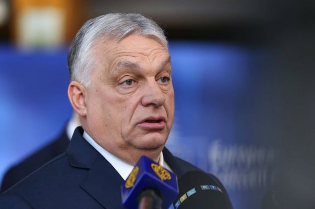 Виктор Орбан выступает на съезде партии Фидес