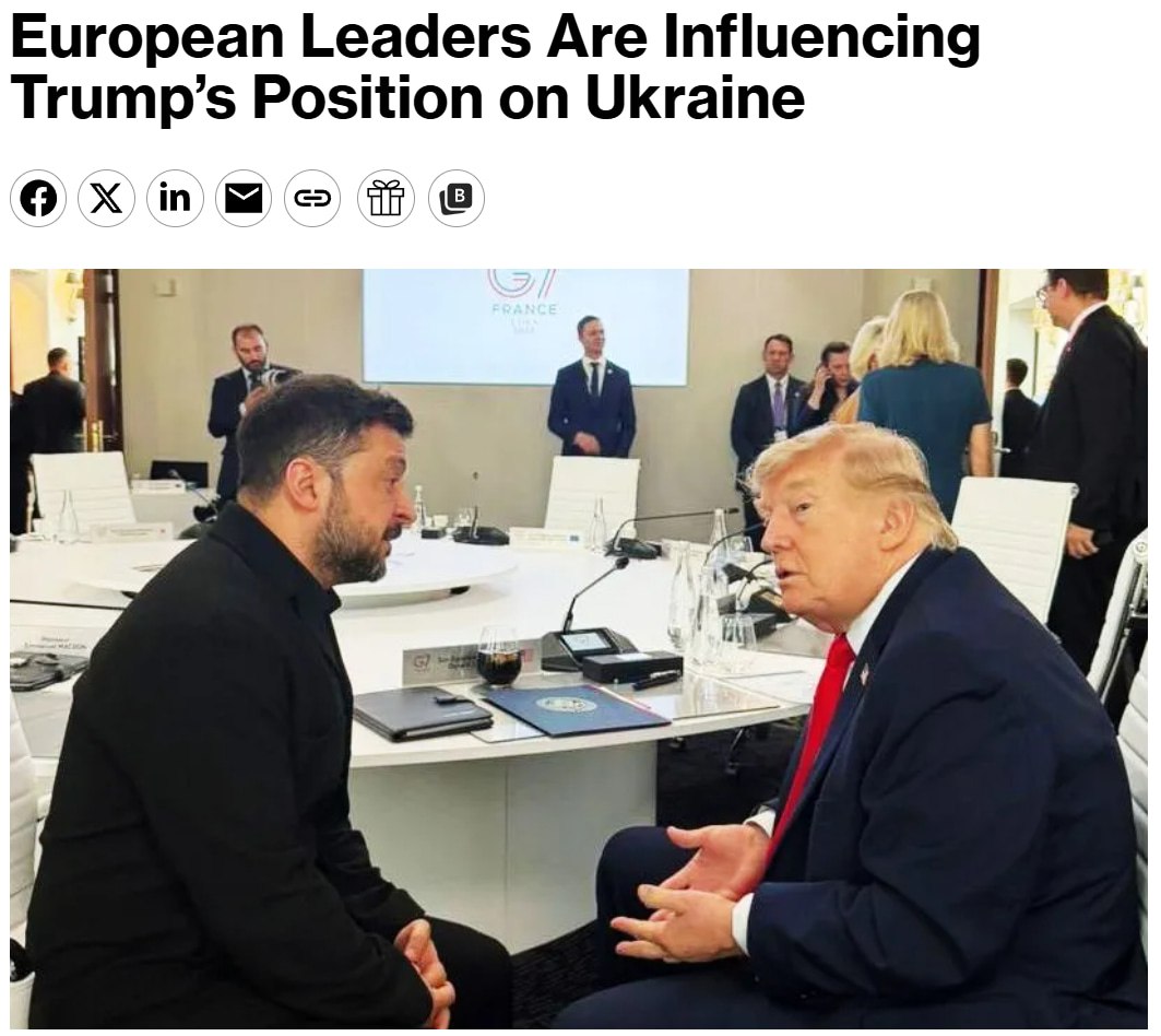 Европейские лидеры ведут переговоры с Трампом по Украине
