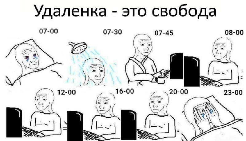 Человек за ноутбуком дома с тревожным выражением лица