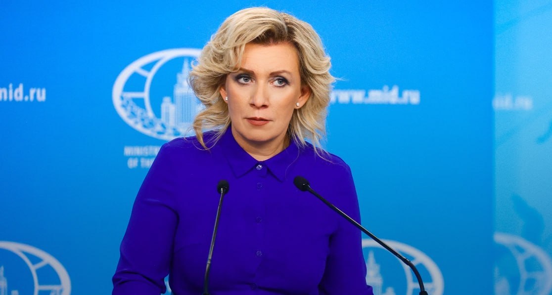 Официальный представитель МИД РФ Мария Захарова на брифинге
