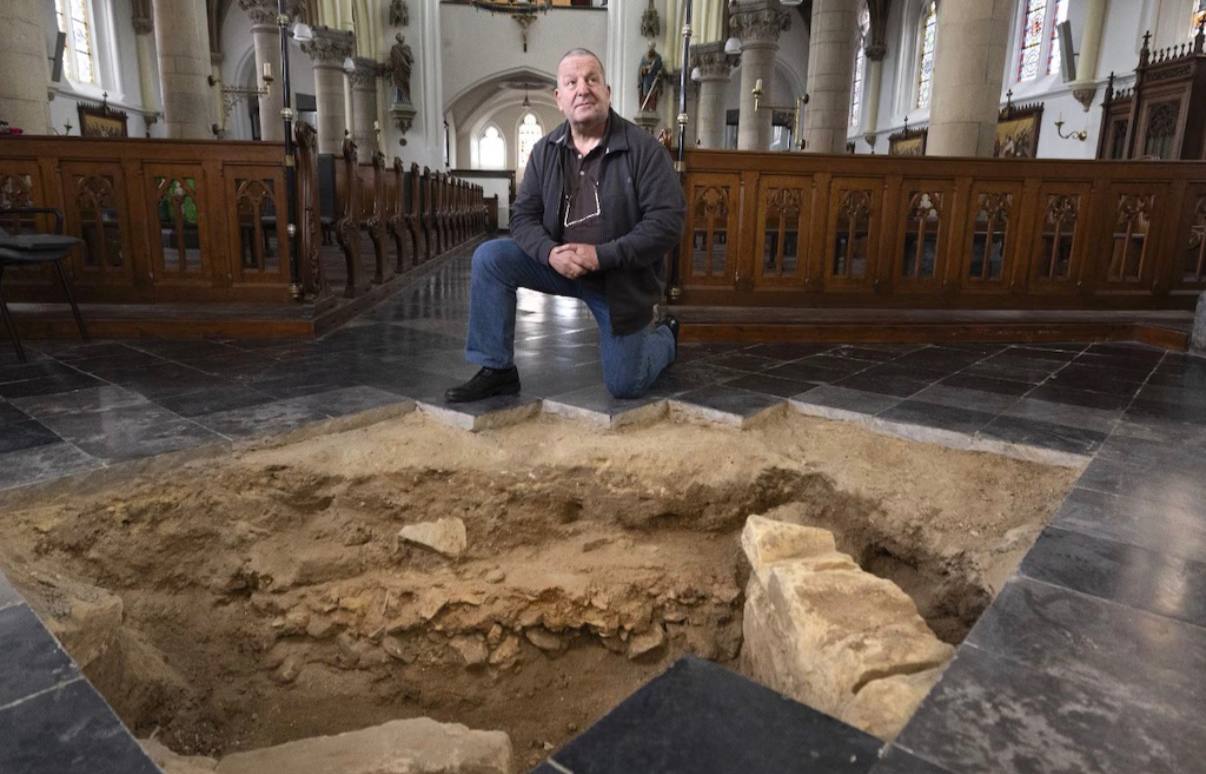 Археологические раскопки останков в Маастрихте