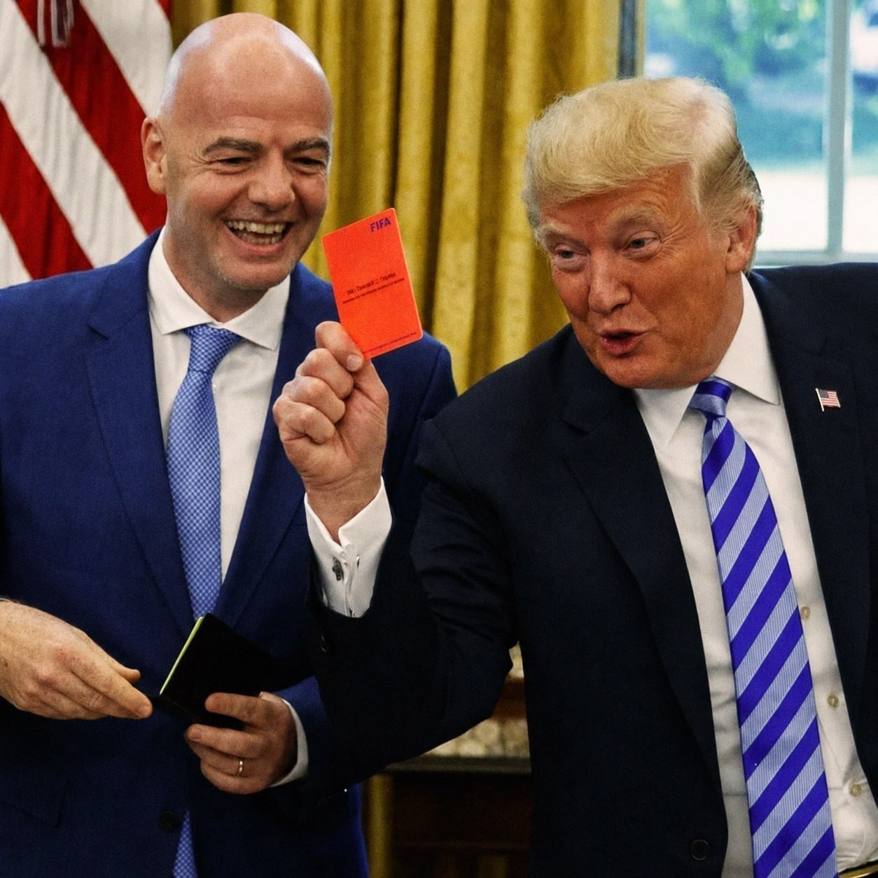 Трамп звонит главе FIFA по поводу футболиста