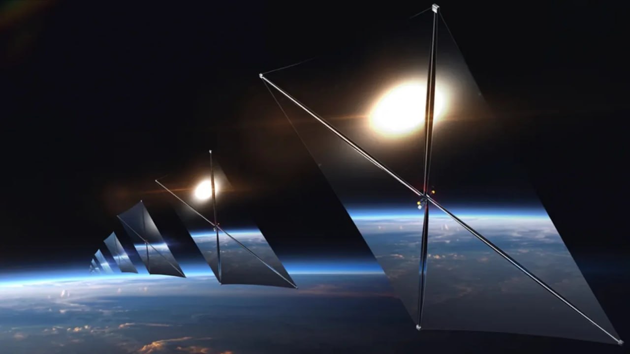 Спутник-зеркало Eärendil-1 отражает солнечные лучи на Землю