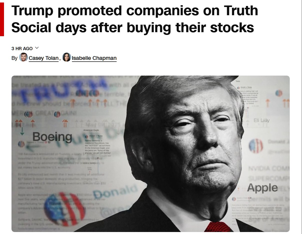 Дональд Трамп пишет пост в Truth Social