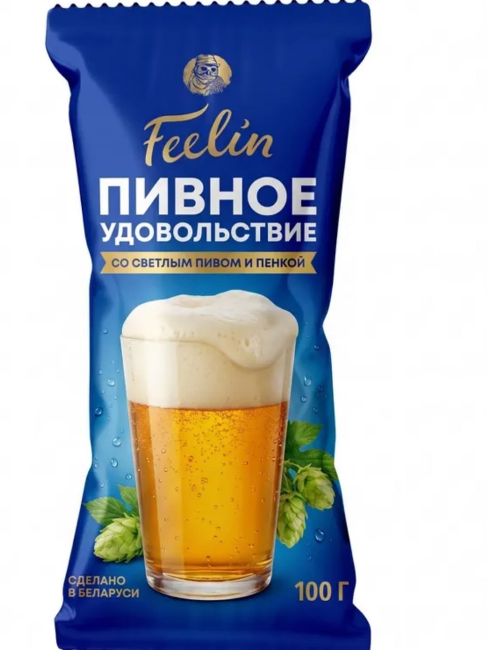 Сливочный пломбир с хмельной пенкой в стаканчике