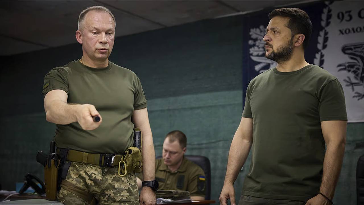 Владимир Зеленский на заседании Ставки