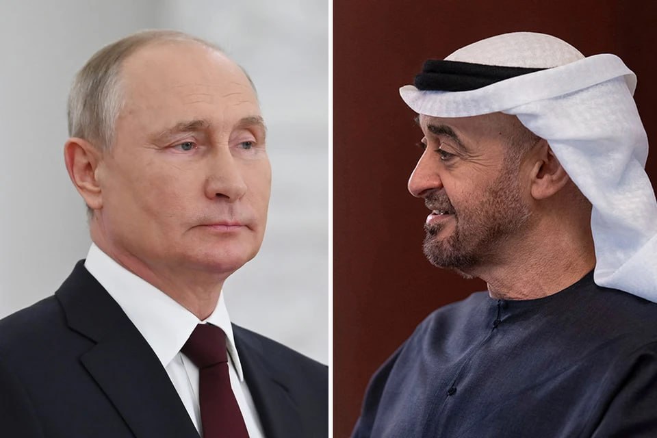 Телефонный разговор президентов России и ОАЭ