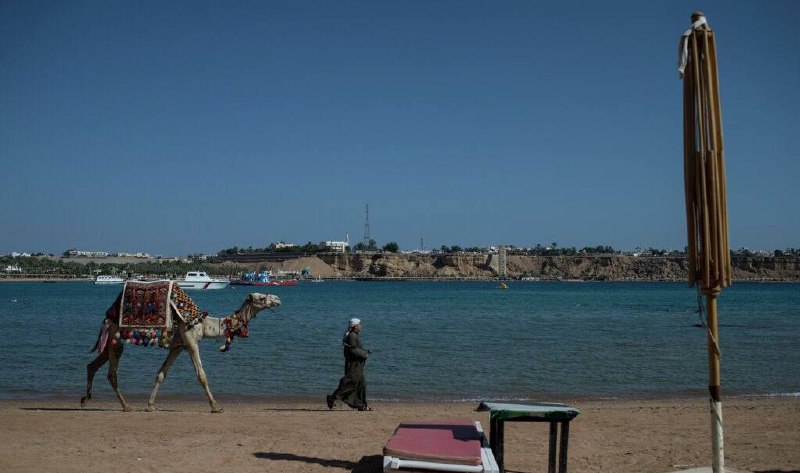Самолет Air Cairo на взлетной полосе в Египте