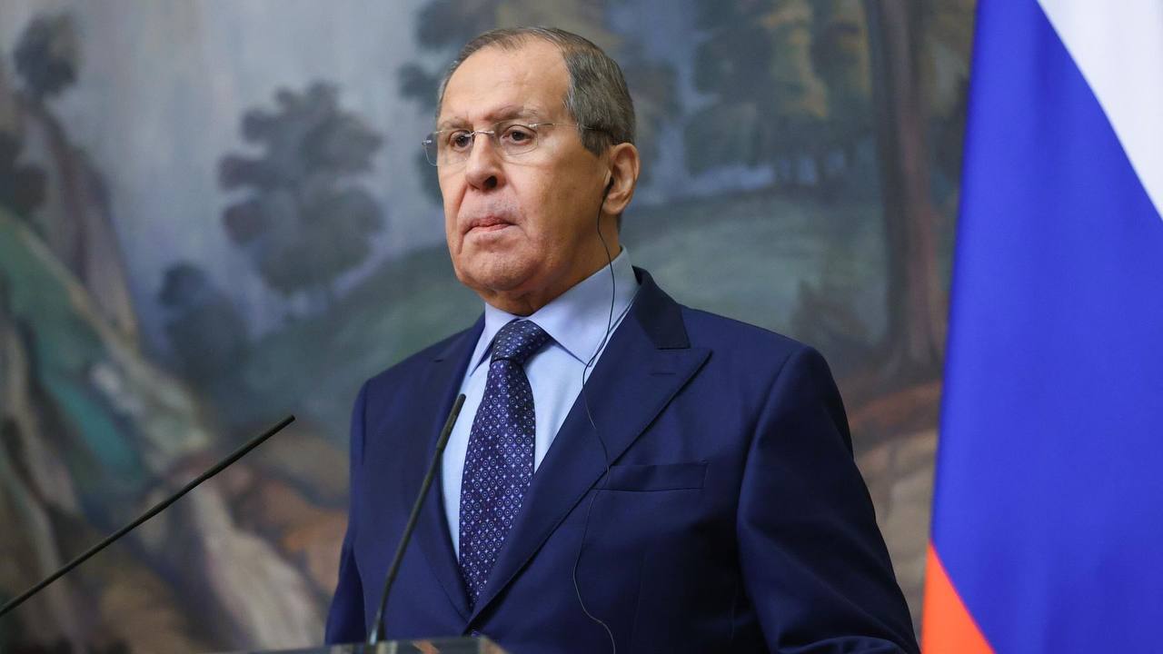 Лавров на брифинге о запросе в Госдеп