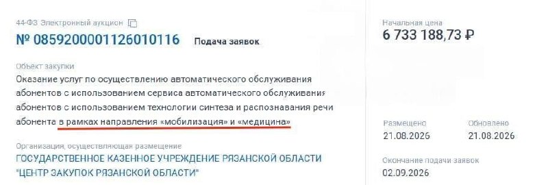 Чат-бот консультирует по вопросам мобилизации на экране смартфона