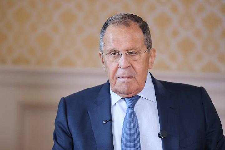 Сергей Лавров на пресс-конференции в Москве