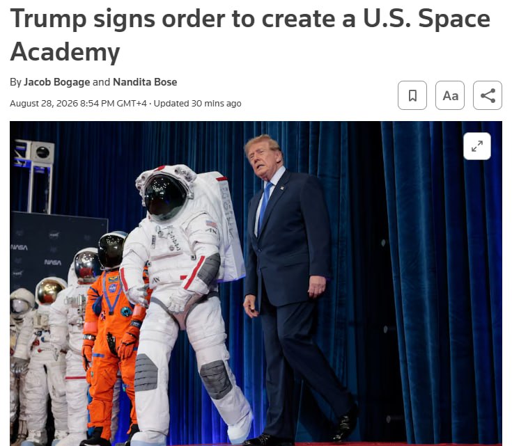 Космическая академия США готовит специалистов для космоса