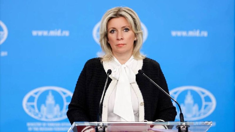 Мария Захарова на брифинге МИД России