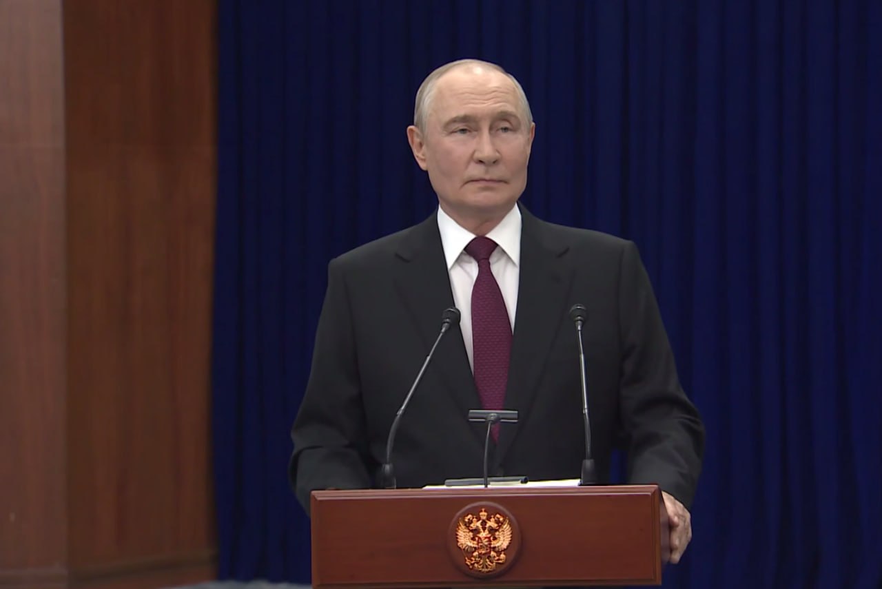 Владимир Путин на пресс-конференции
