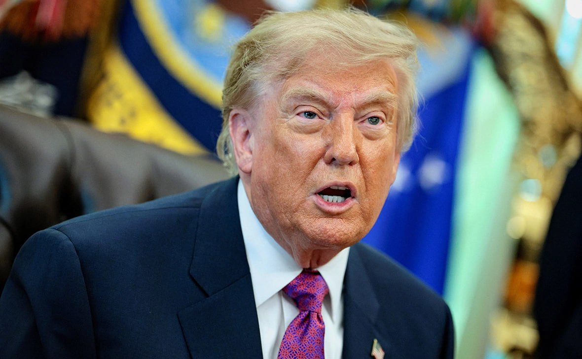 Дональд Трамп на фоне технологий искусственного интеллекта