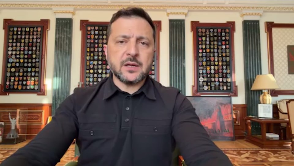Владимир Зеленский на брифинге о визите Уиткоффа и Кушнера