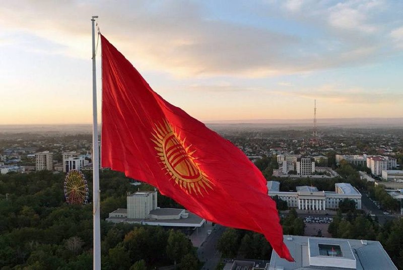Карта Кыргызстана с глобальным интернет-соединением