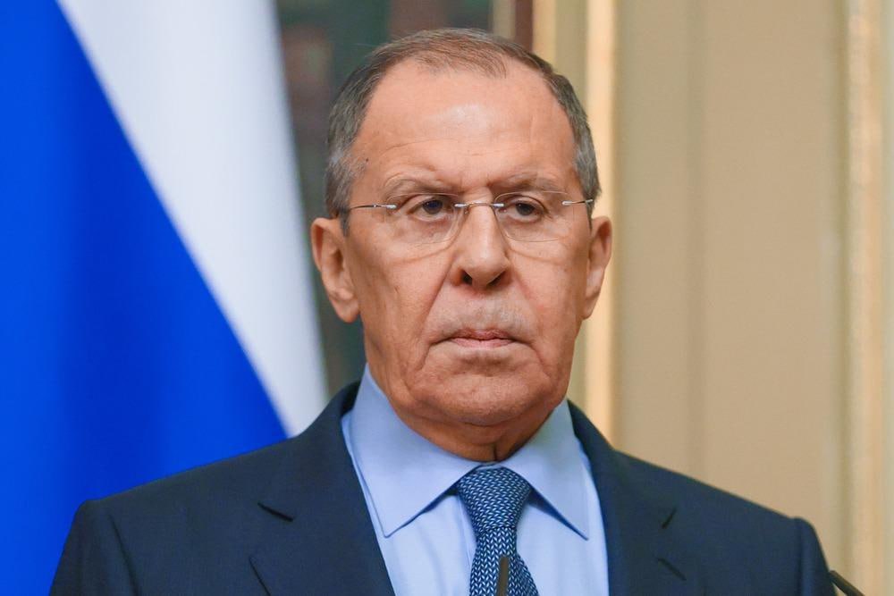 Сергей Лавров на пресс-конференции делает заявление