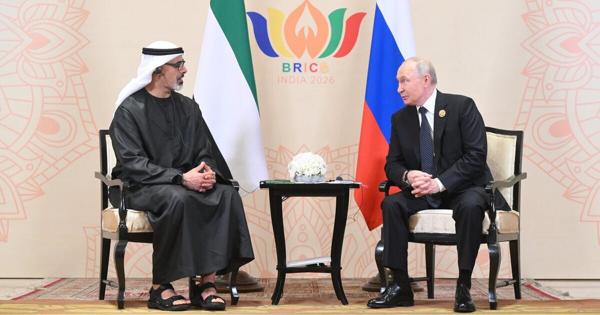 Встреча Путина и наследного принца Абу-Даби на саммите БРИКС