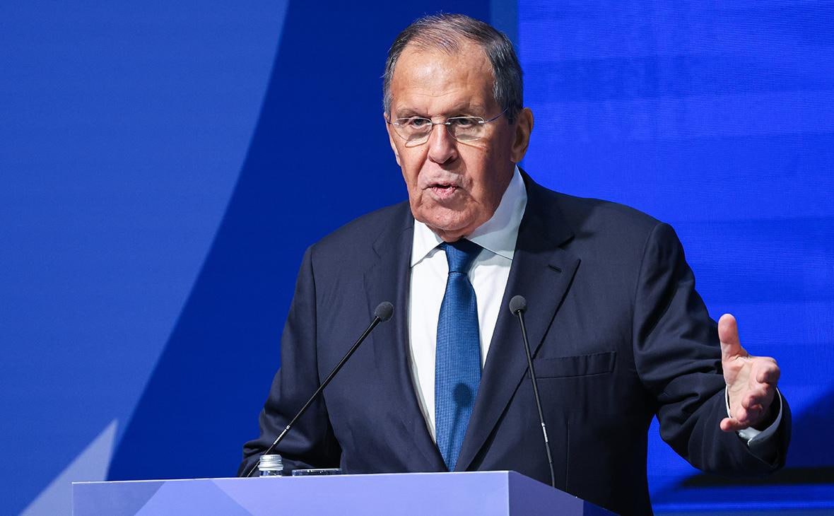 Сергей Лавров на пресс-конференции