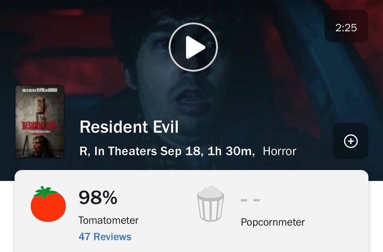 Монстр из фильма Resident Evil крупным планом