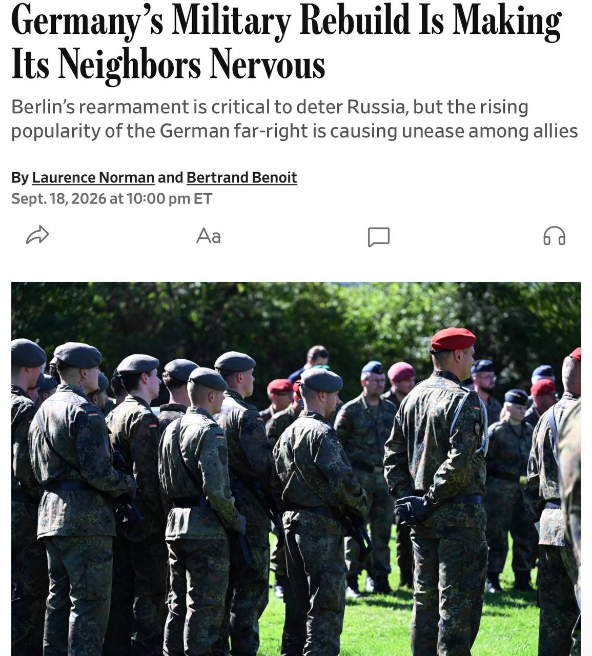 Военная техника Германии на учениях НАТО