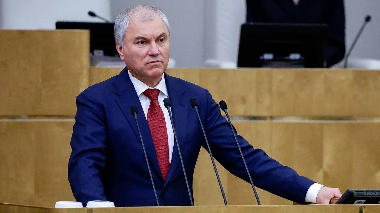 Вячеслав Володин на заседании Государственной думы