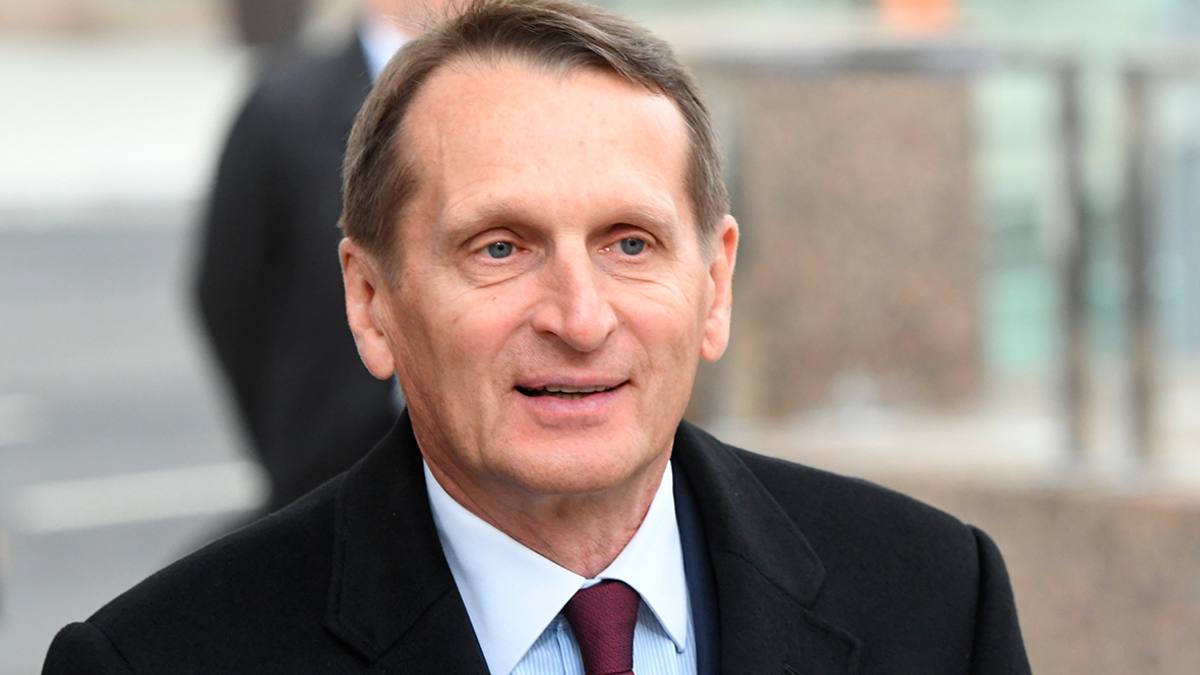 Директор СВР Сергей Нарышкин на официальном мероприятии