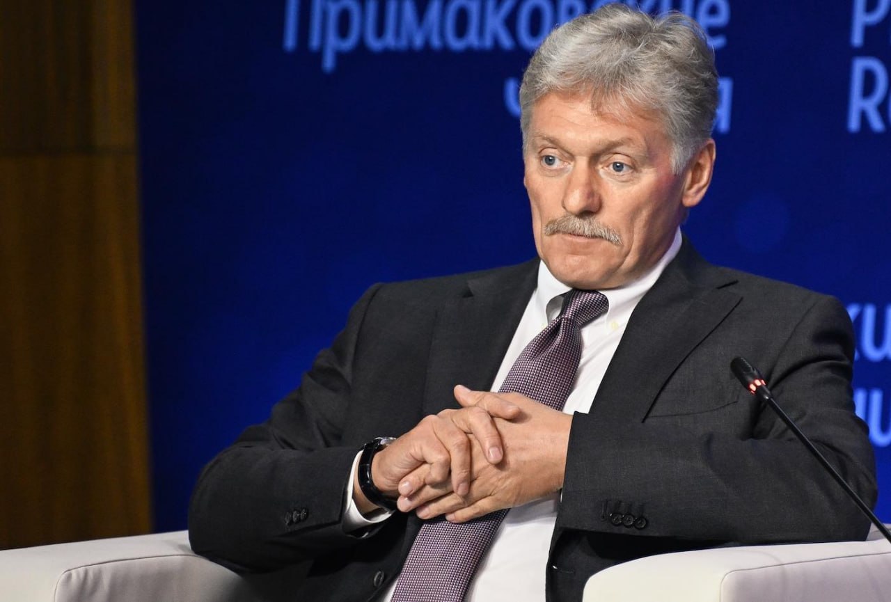 Дмитрий Песков на брифинге для журналистов