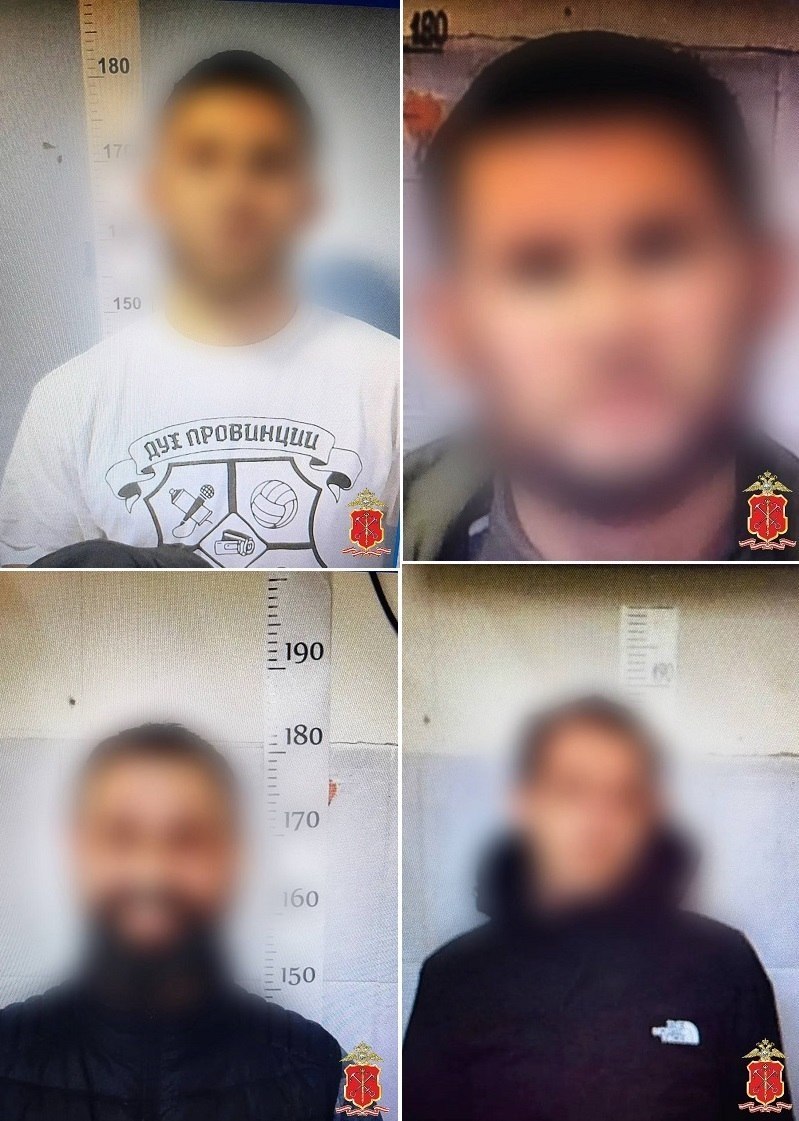 Четверо мужчин задержаны за убийство в Петербурге