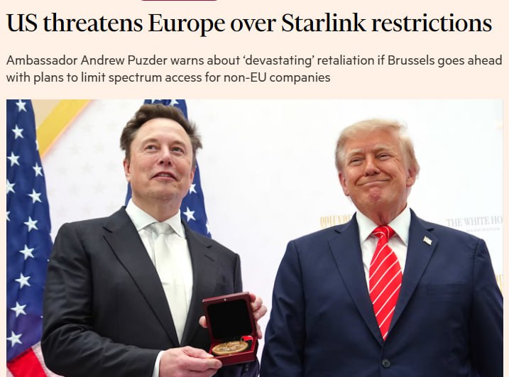 Спутник Starlink на орбите Земли