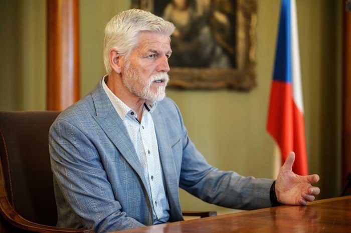 Президент Чехии Петр Павел выступает с заявлением
