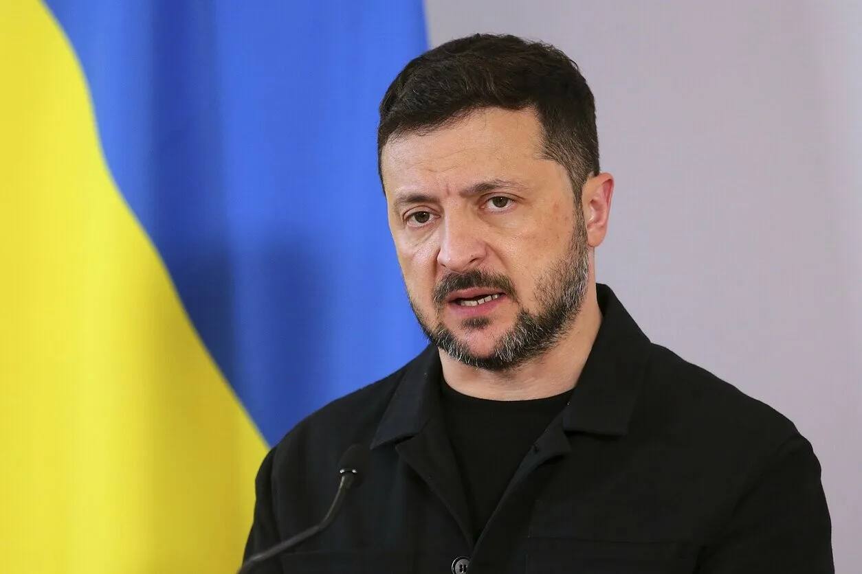 Президент Украины выступает с заявлением о переговорах